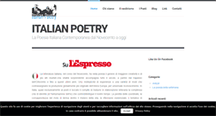 Desktop Screenshot of italian-poetry.org
